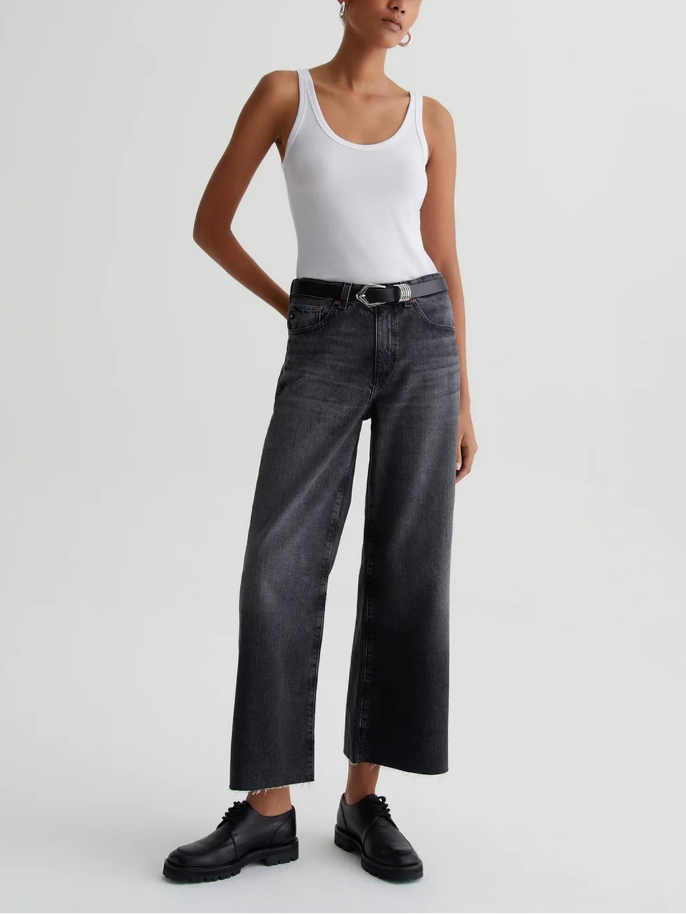 AG Saige Wide Leg Crop | Metropolis